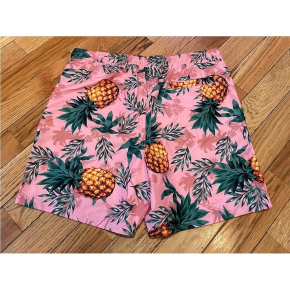 Surf Society Swimwear Pink Pineapple Board Surf Swim Shorts Men’s Size XL - Picture 6 of 14